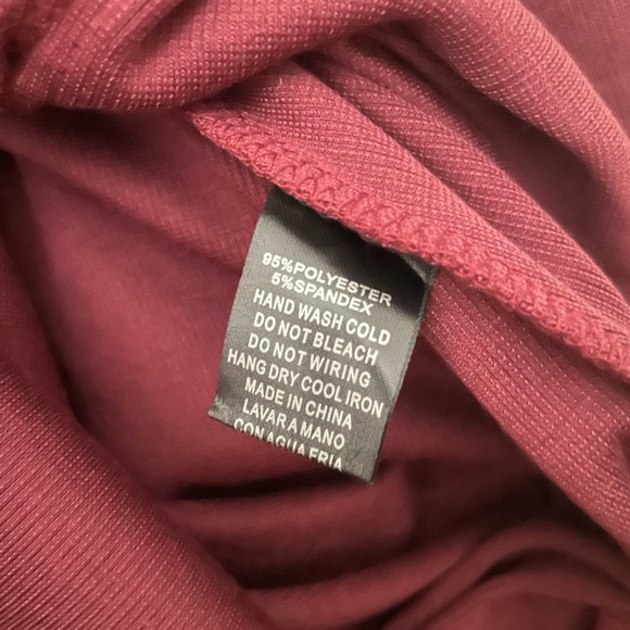 Fashion Nova Midi Sweater Dress - Wine - Picture 5 of 5